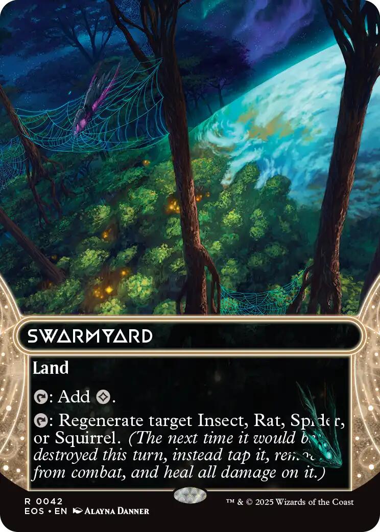 Swarmyard (0042) (Borderless) [Edge of Eternities: Stellar Sights] | The CG Realm