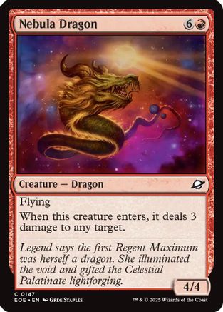 Nebula Dragon (EOE-147) - Edge of Eternities