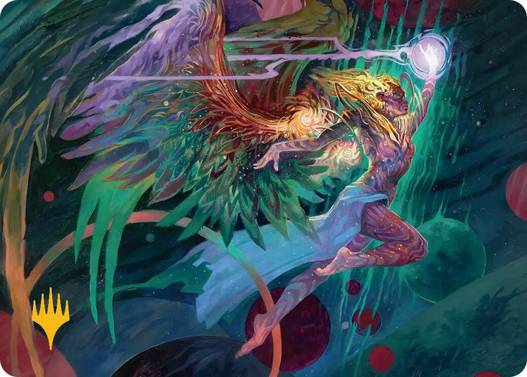 Exalted Sunborn Art Card (Gold-Stamped Signature) [Edge of Eternities Art Series] | The CG Realm
