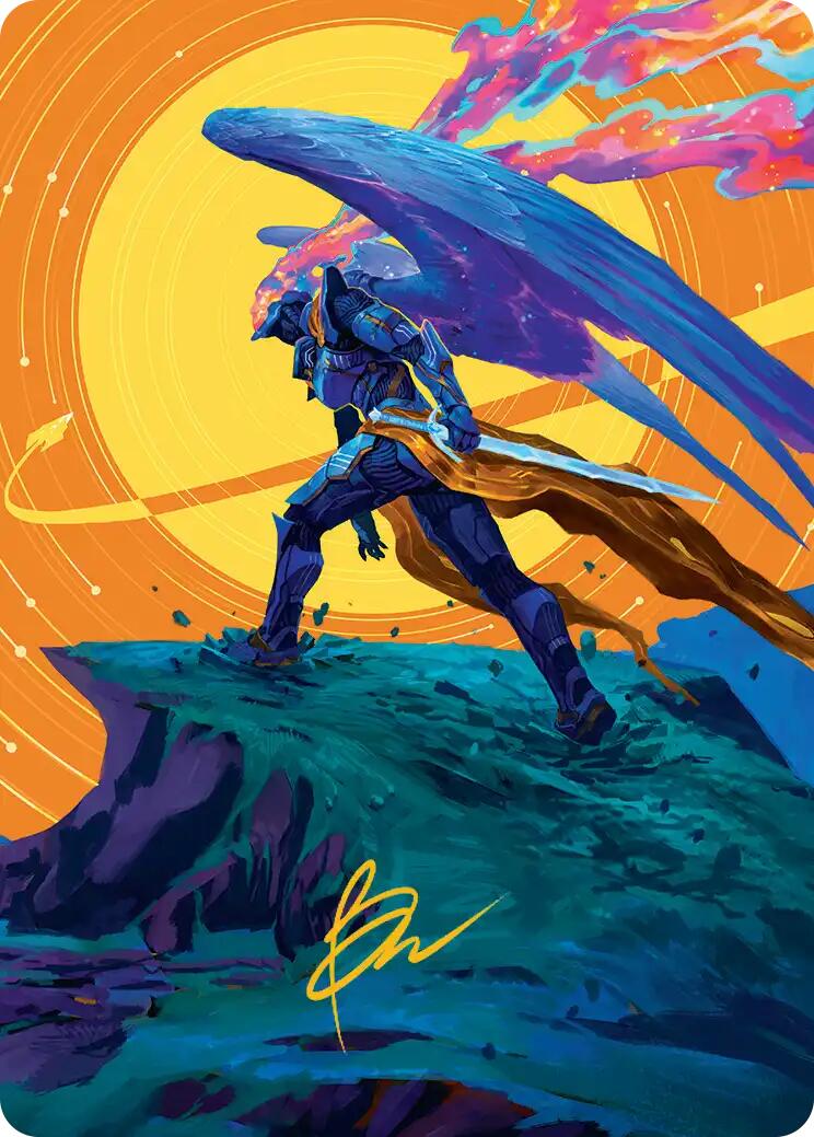 Astelli Reclaimer Art Card (Gold-Stamped Signature) [Edge of Eternities Art Series] | The CG Realm