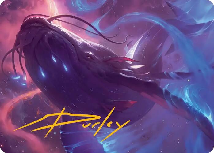 Starbreach Whale Art Card (Gold-Stamped Signature) [Edge of Eternities Art Series] | The CG Realm
