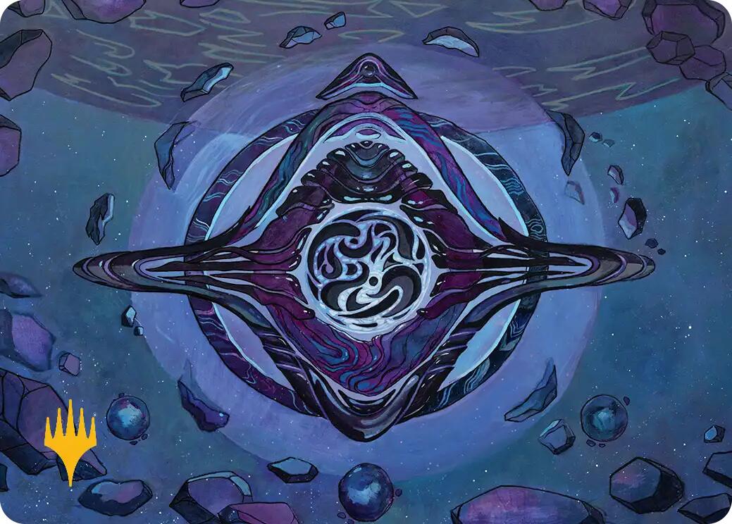 Archenemy's Charm Art Card (Gold-Stamped Planeswalker Symbol) [Edge of Eternities Art Series] | The CG Realm
