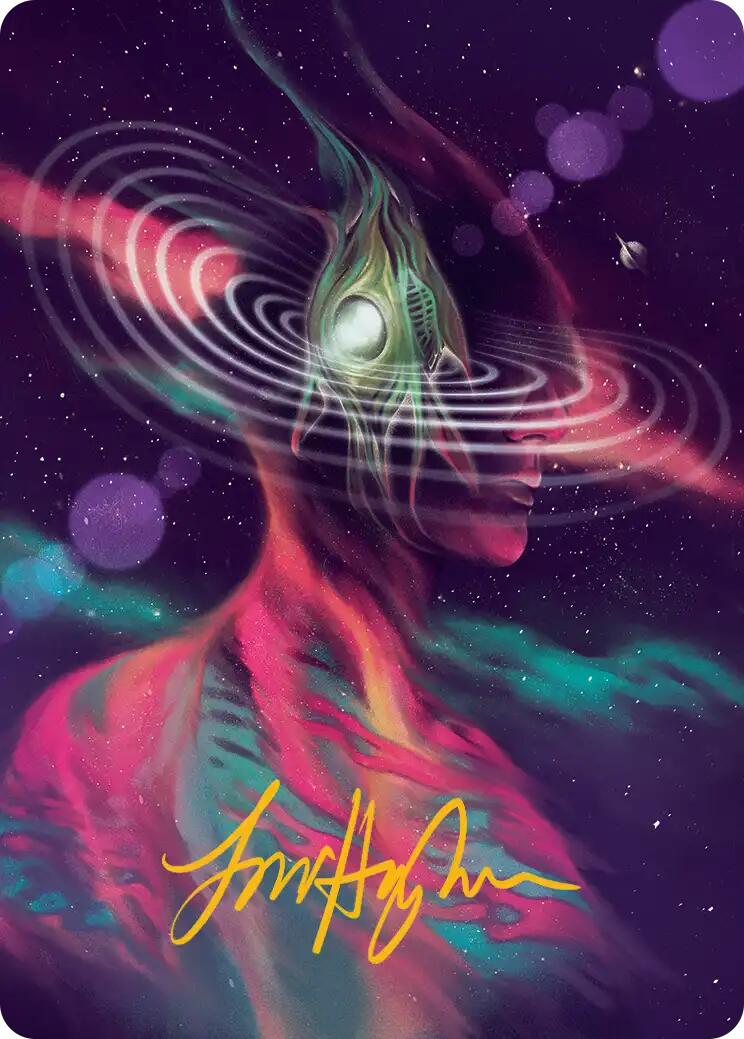 Terrasymbiosis Art Card (Gold-Stamped Signature) [Edge of Eternities Art Series] | The CG Realm