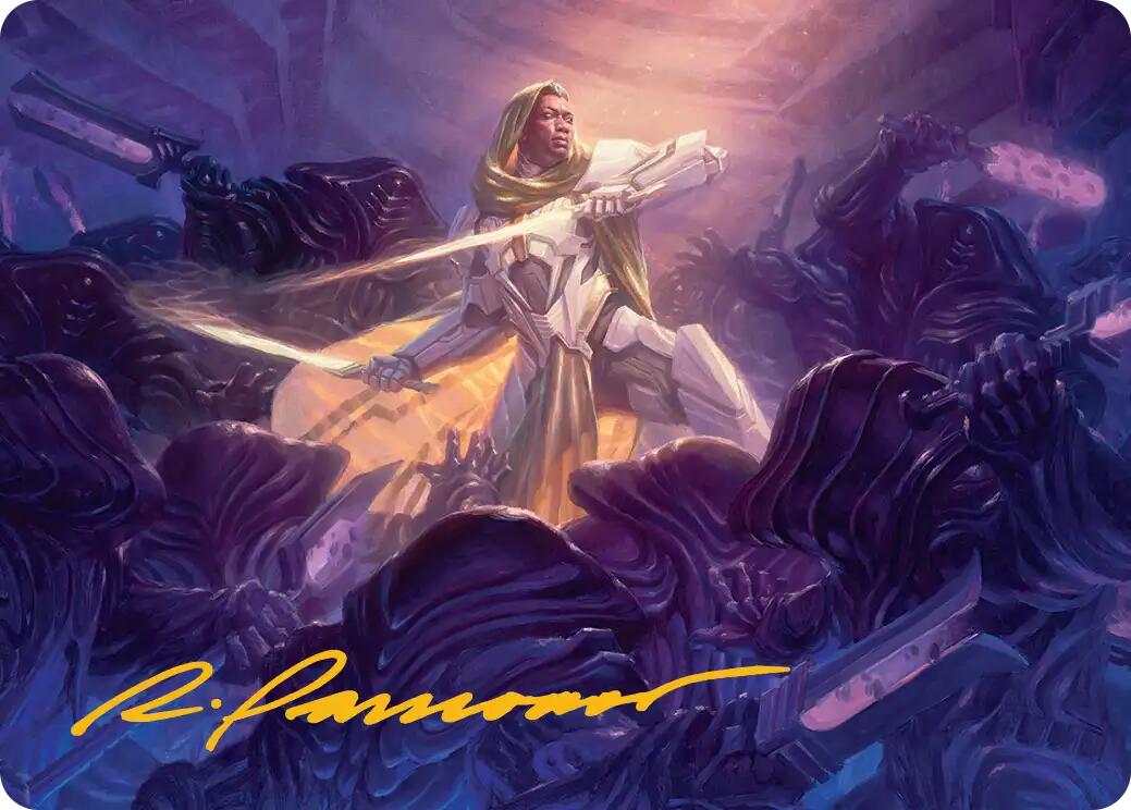 Syr Vondam, Sunstar Exemplar Art Card (Gold-Stamped Signature) [Edge of Eternities Art Series] | The CG Realm