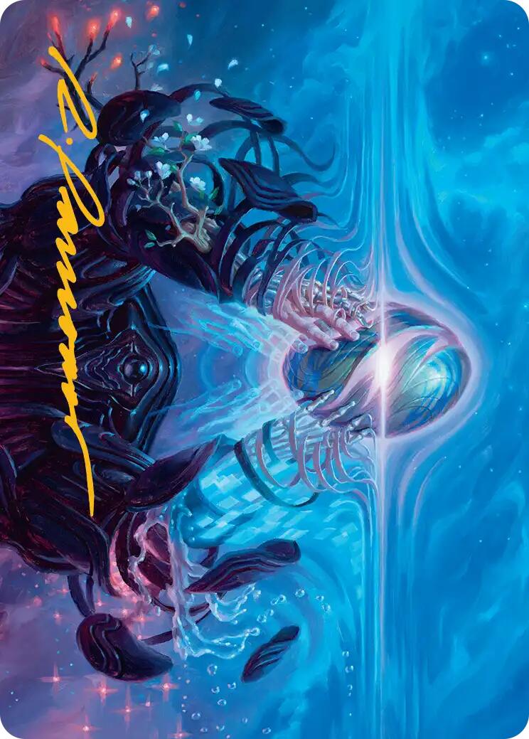 The Endstone Art Card (Gold-Stamped Signature) [Edge of Eternities Art Series] | The CG Realm