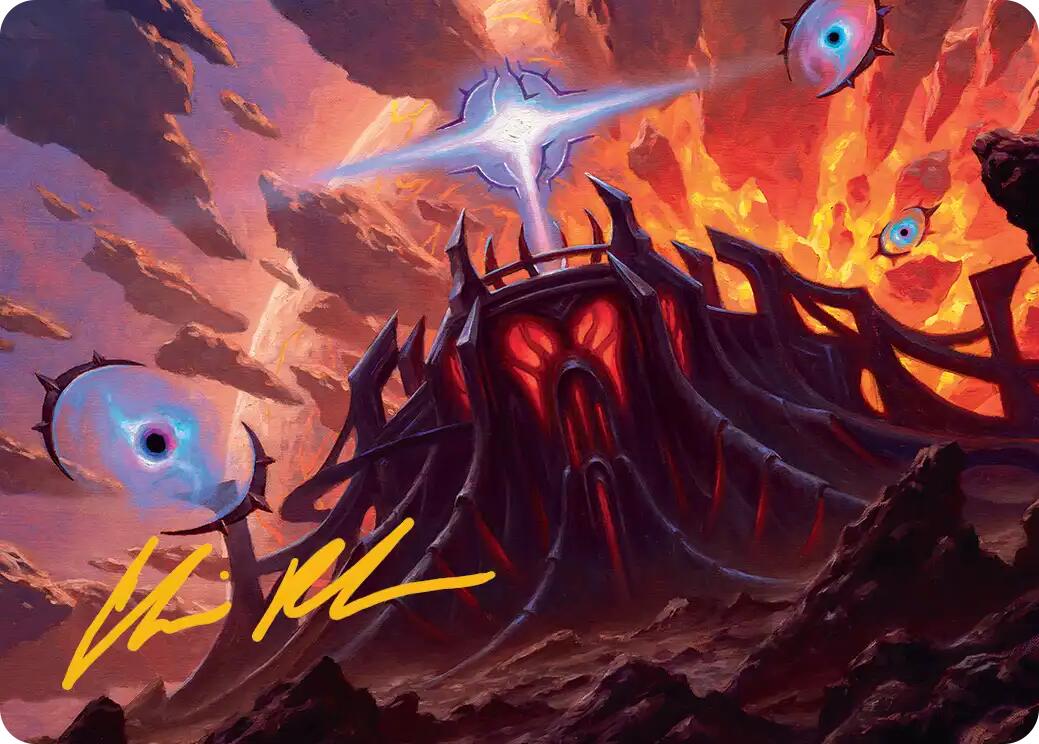 Secluded Starforge Art Card (Gold-Stamped Signature) [Edge of Eternities Art Series] | The CG Realm
