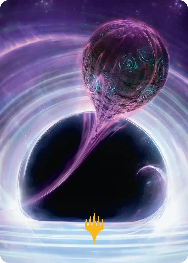 Susur Secundi, Void Altar Art Card (Gold-Stamped Planeswalker Symbol) [Edge of Eternities Art Series] | The CG Realm