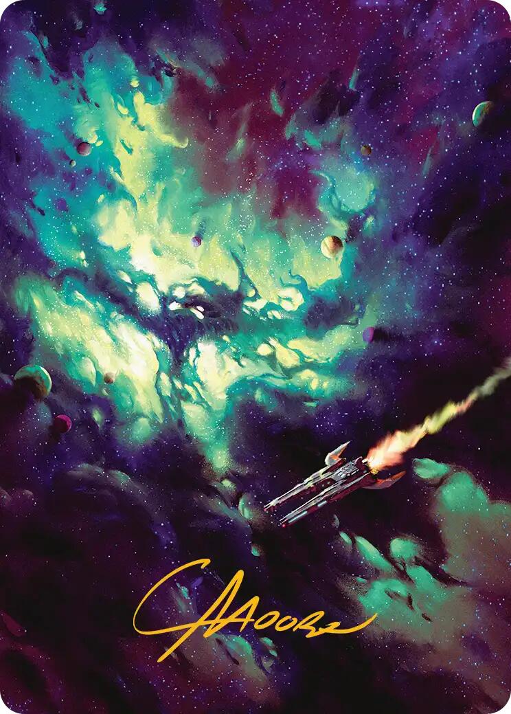 Blinkmoth Nexus Art Card (Gold-Stamped Signature) [Edge of Eternities Art Series] | The CG Realm