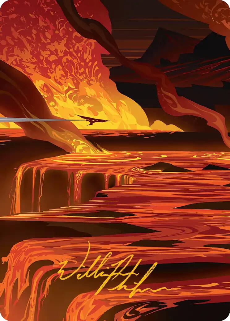 Blast Zone Art Card (Gold-Stamped Signature) [Edge of Eternities Art Series] | The CG Realm