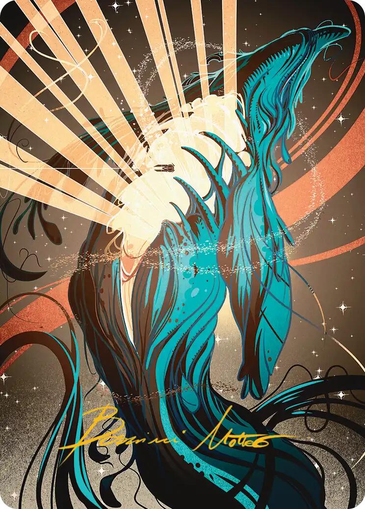 Swarmyard Art Card (Gold-Stamped Signature) [Edge of Eternities Art Series] | The CG Realm