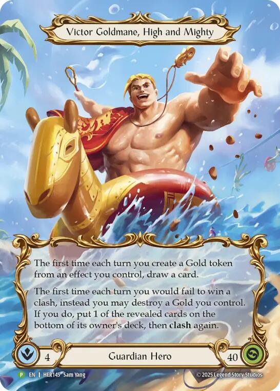 Victor Goldmane, High and Mighty [HER145] (Promo)  Rainbow Foil | The CG Realm