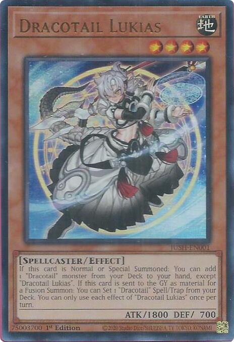 Dracotail Lukias [JUSH-EN001] Ultra Rare | The CG Realm