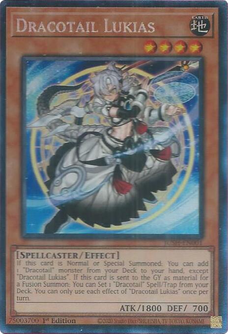 Dracotail Lukias (CR) [JUSH-EN001] Collector's Rare | The CG Realm