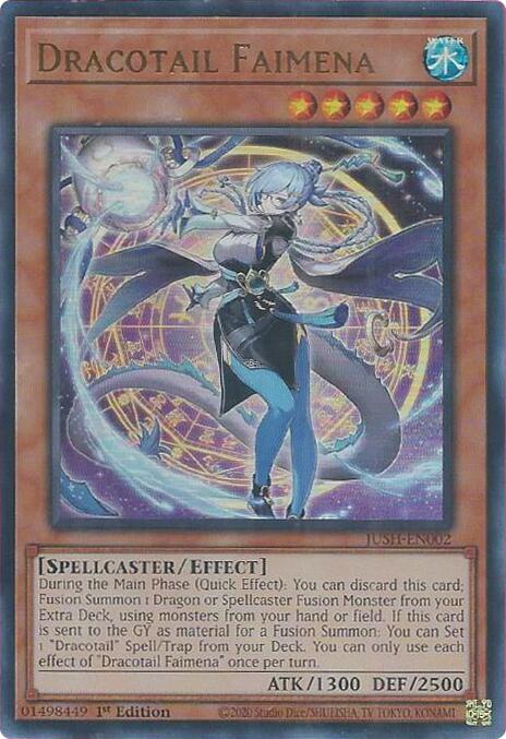 Dracotail Faimena [JUSH-EN002] Ultra Rare | The CG Realm