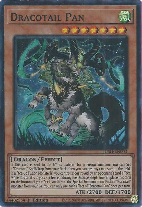 Dracotail Pan (Super Rare) [JUSH-EN003] Super Rare | The CG Realm