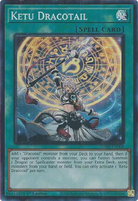 Ketu Dracotail [JUSH-EN008] Super Rare | The CG Realm