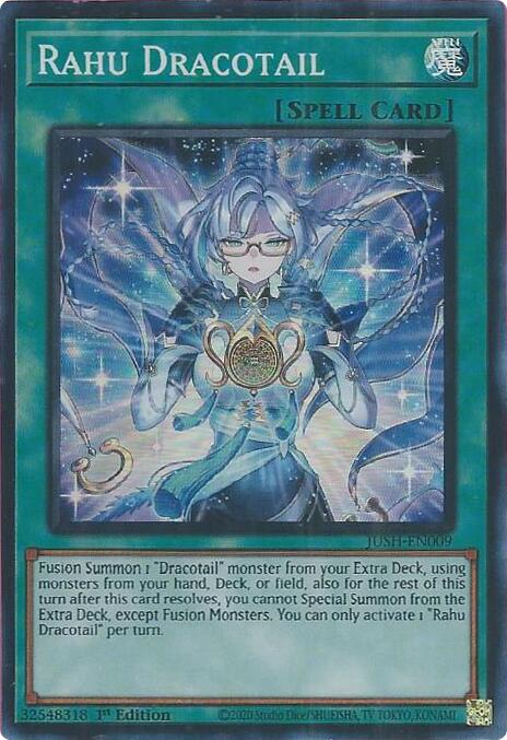 Rahu Dracotail [JUSH-EN009] Super Rare | The CG Realm