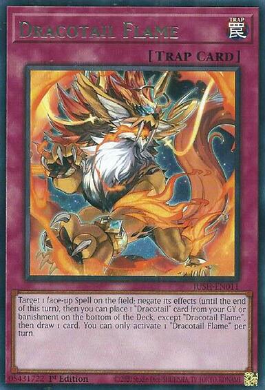 Dracotail Flame [JUSH-EN011] Rare | The CG Realm