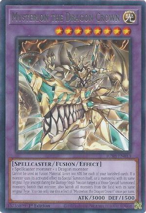 Mysterion the Dragon Crown (JUSH-EN013) - Justice Hunters 1st Edition
