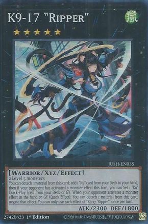 K9-17 "Ripper" (JUSH-EN035) - Justice Hunters 1st Edition