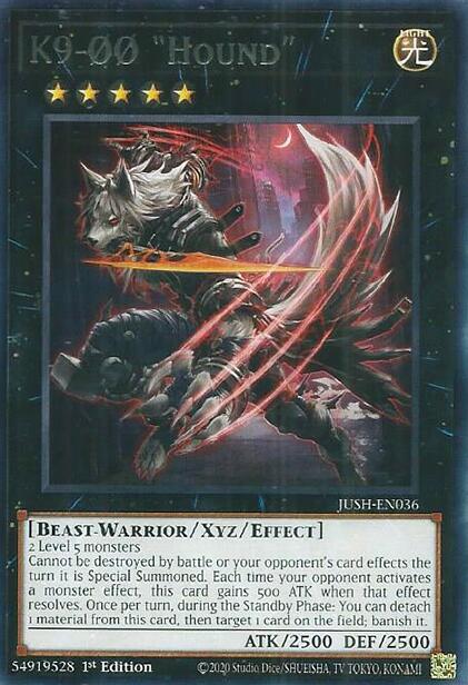 K9-00 "Hound" [JUSH-EN036] Rare | The CG Realm