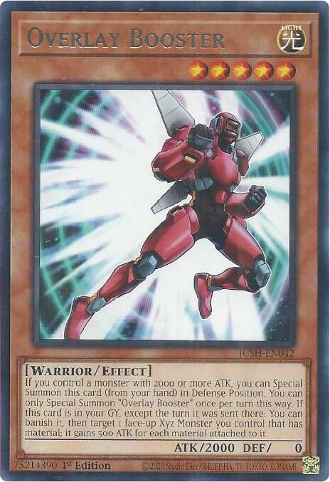Overlay Booster [JUSH-EN042] Rare | The CG Realm