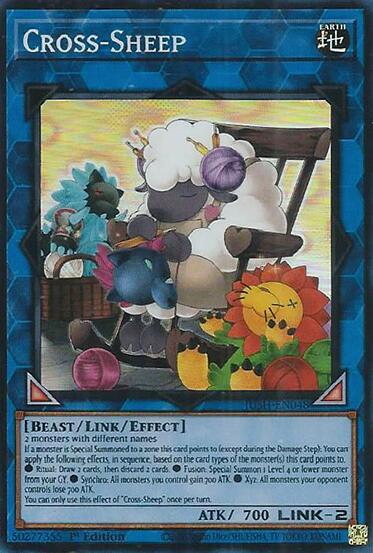 Cross-Sheep (Super Rare) [JUSH-EN048] Super Rare | The CG Realm