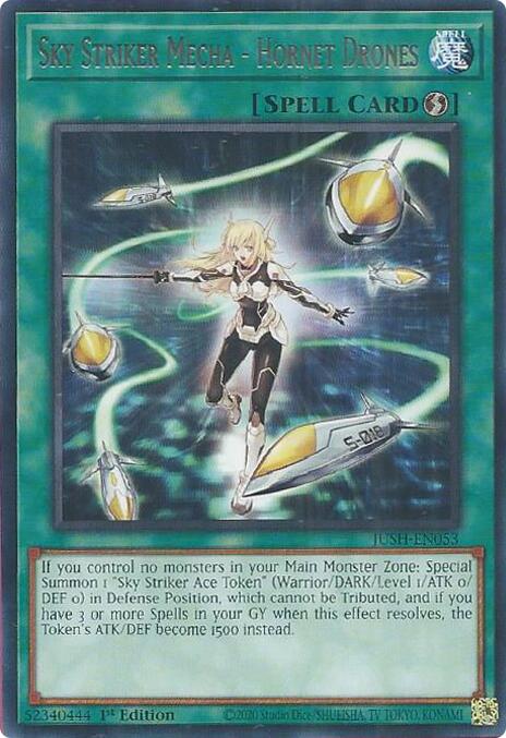 Sky Striker Mecha - Hornet Drones [JUSH-EN053] Rare | The CG Realm
