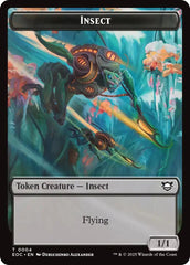Insect // Elemental (0007) Double-Sided Token [Edge of Eternities Commander Tokens] | The CG Realm
