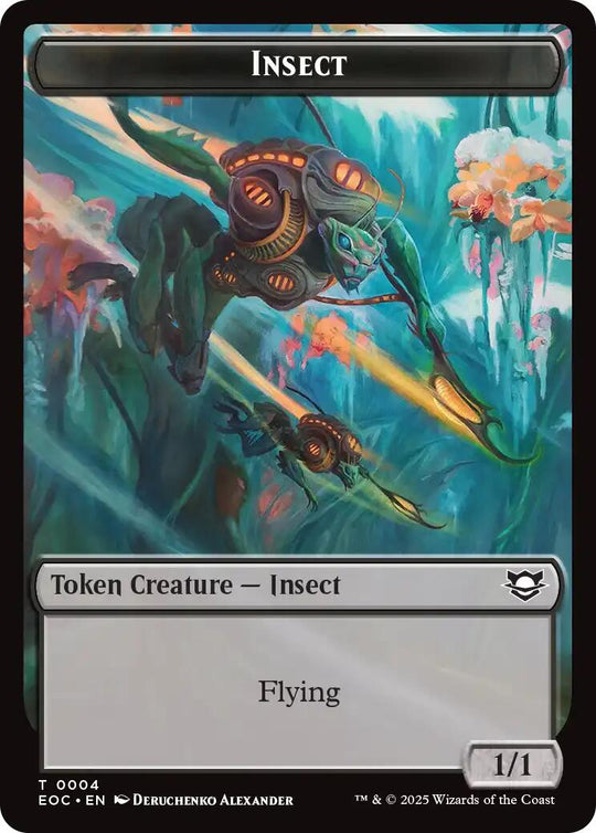 Insect // Elemental (0008) Double-Sided Token (EOC-4 // 8) - Commander: Edge of Eternities