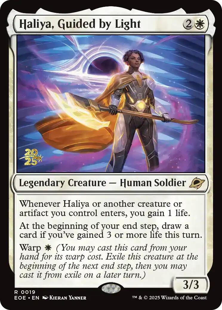Haliya, Guided by Light [Edge of Eternities Prerelease Promos] | The CG Realm