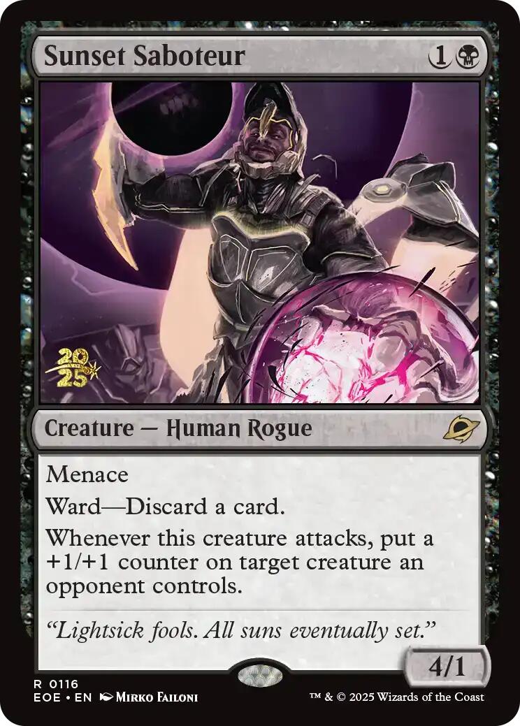 Sunset Saboteur [Edge of Eternities Prerelease Promos] | The CG Realm