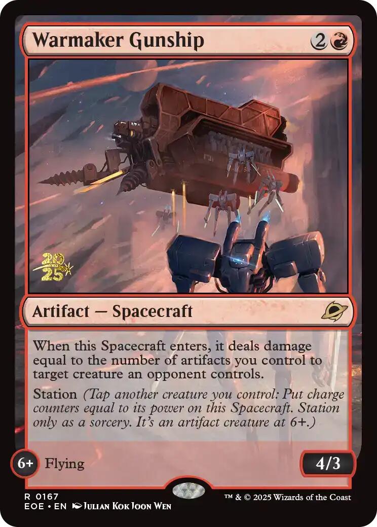 Warmaker Gunship [Edge of Eternities Prerelease Promos] | The CG Realm