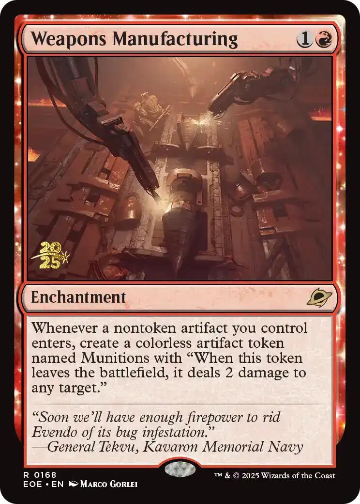 Weapons Manufacturing [Edge of Eternities Prerelease Promos] | The CG Realm