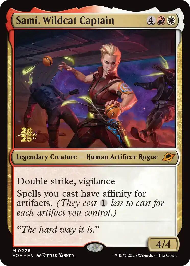 Sami, Wildcat Captain [Edge of Eternities Prerelease Promos] | The CG Realm