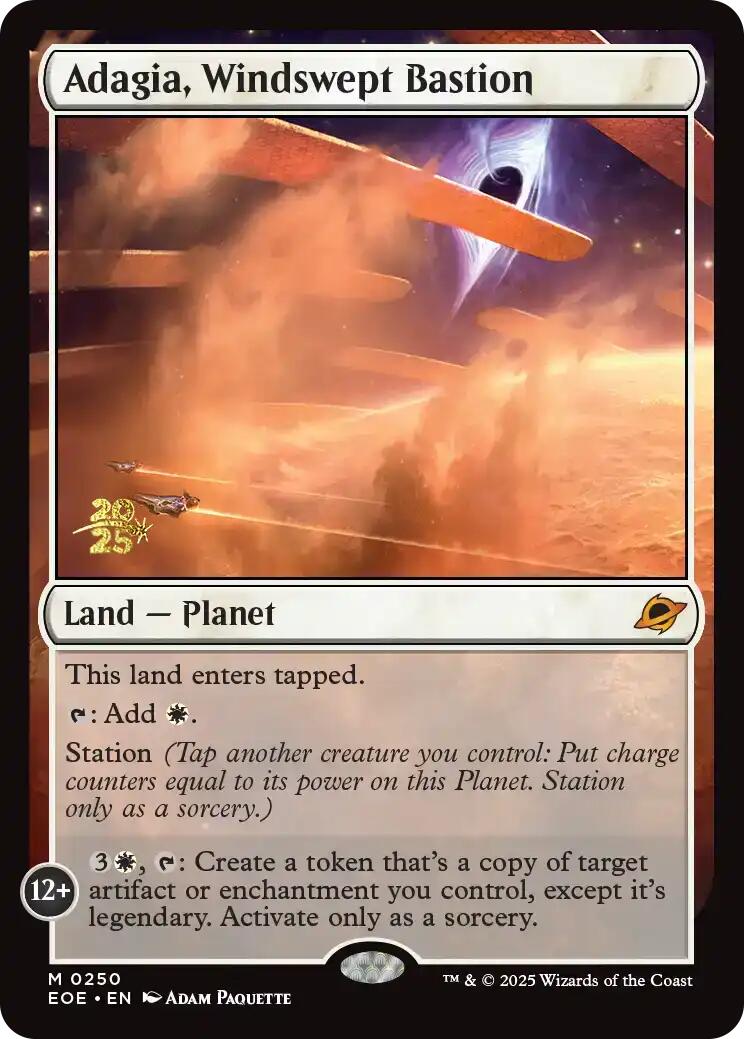 Adagia, Windswept Bastion [Edge of Eternities Prerelease Promos] | The CG Realm