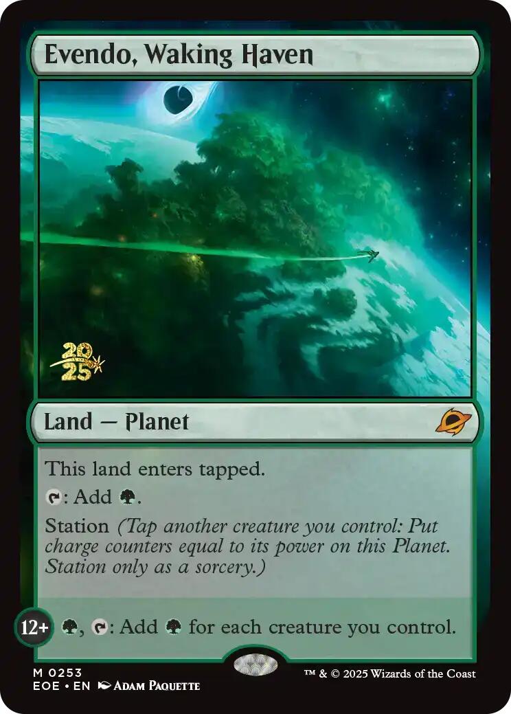 Evendo, Waking Haven [Edge of Eternities Prerelease Promos] | The CG Realm