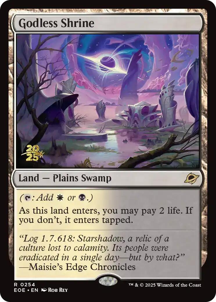 Godless Shrine [Edge of Eternities Prerelease Promos] | The CG Realm