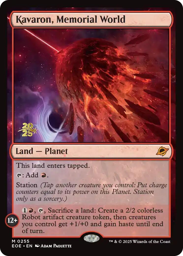 Kavaron, Memorial World [Edge of Eternities Prerelease Promos] | The CG Realm