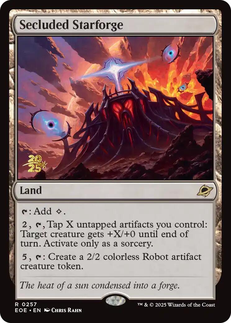 Secluded Starforge [Edge of Eternities Prerelease Promos] | The CG Realm