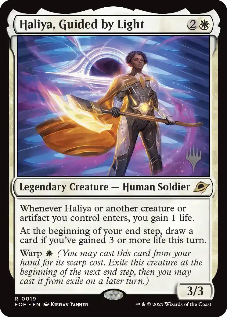 Haliya, Guided by Light [Edge of Eternities Promo Pack] | The CG Realm