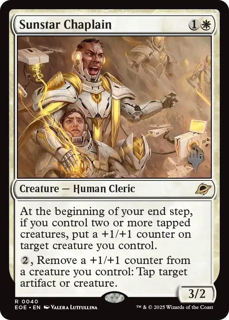Sunstar Chaplain [Edge of Eternities Promo Pack] | The CG Realm