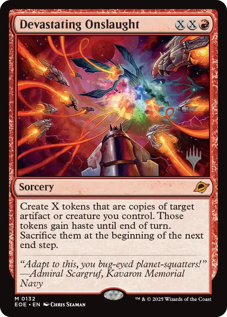 Devastating Onslaught [Edge of Eternities Promo Pack] | The CG Realm