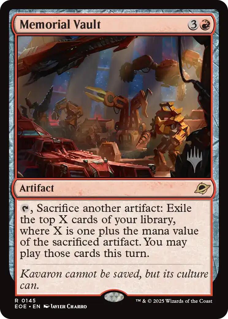 Memorial Vault [Edge of Eternities Promo Pack] | The CG Realm