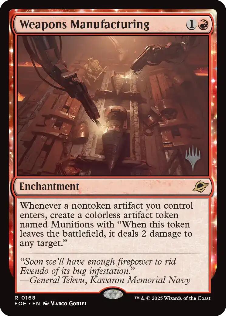 Weapons Manufacturing [Edge of Eternities Promo Pack] | The CG Realm