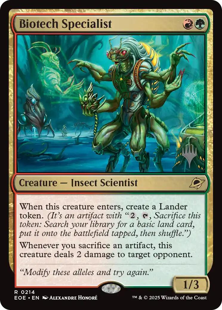 Biotech Specialist [Edge of Eternities Promo Pack] | The CG Realm