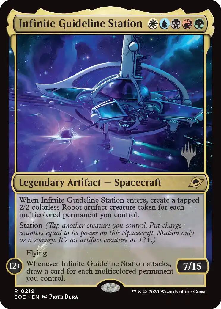 Infinite Guideline Station [Edge of Eternities Promo Pack] | The CG Realm