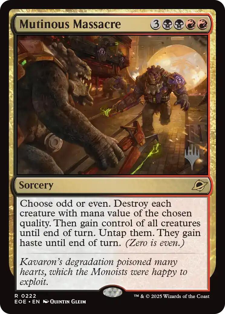 Mutinous Massacre [Edge of Eternities Promo Pack] | The CG Realm