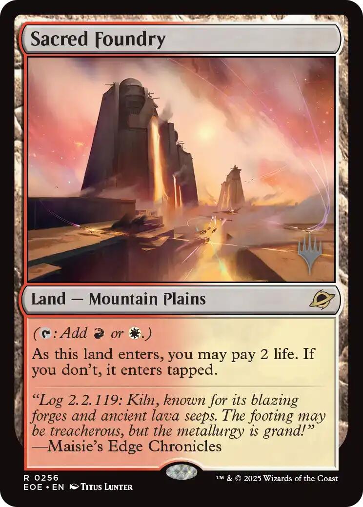 Sacred Foundry [Edge of Eternities Promo Pack] | The CG Realm