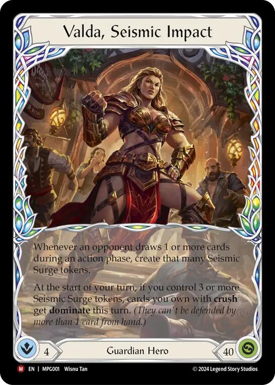 Valda, Seismic Impact [MPG001] (Mastery Pack Guardian) | The CG Realm